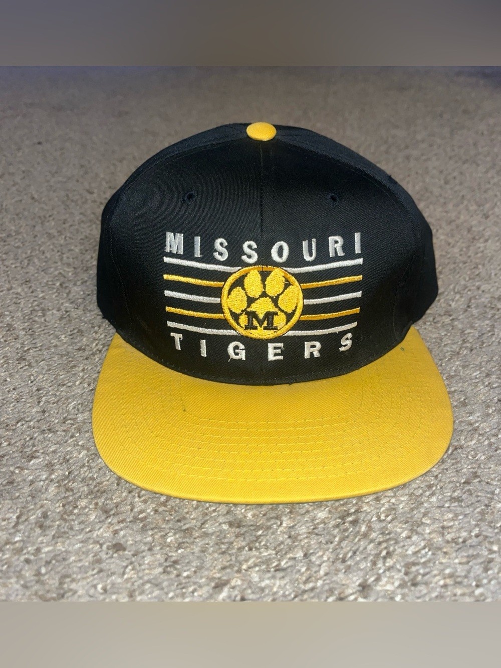 Vintage 90s Missouri Tigers Mizzou Snapback Hat Deadstock New W/ Tags Annco Rare